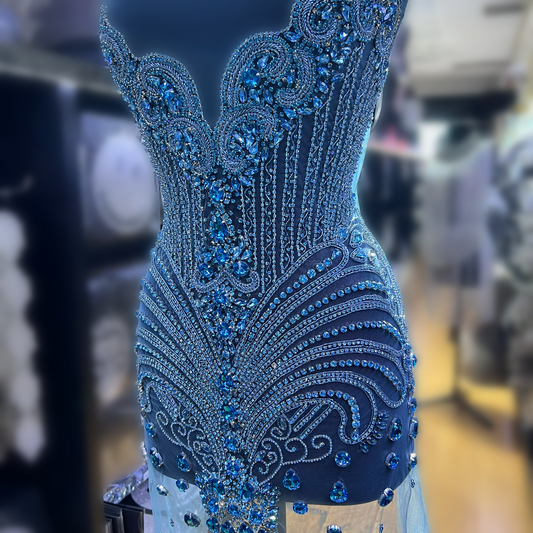 J Lo Rhinestone Bodice