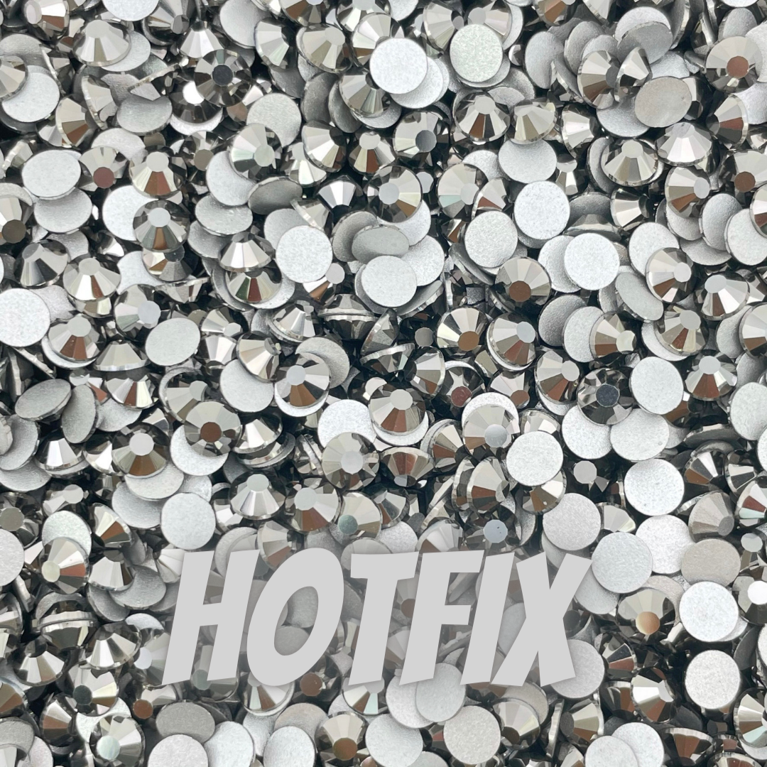Hematite Hotfix Rhinestones