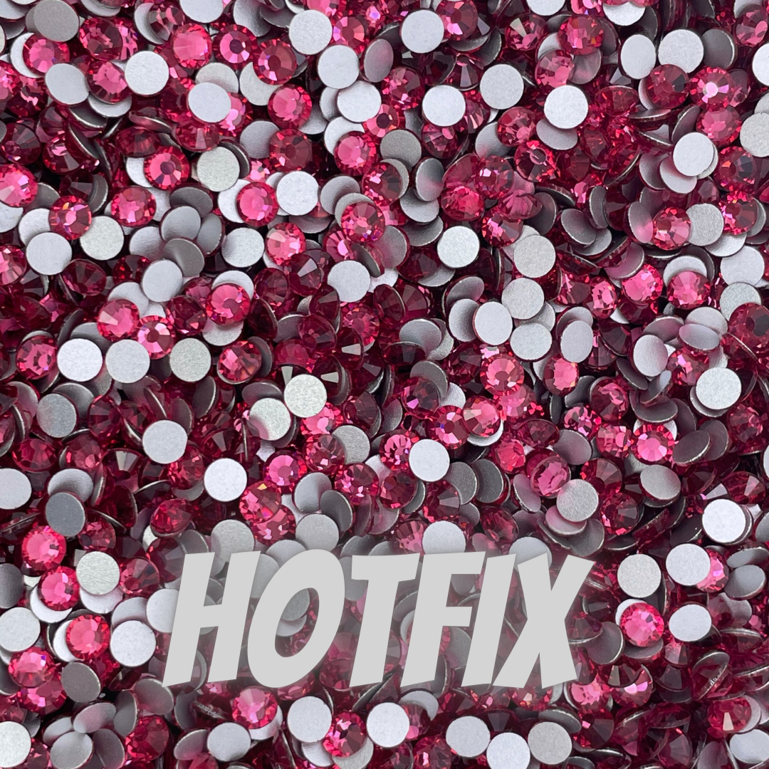 Rose Hotfix Rhinestones