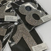 3" Rhinestone Iron On Numbers | Crystal  Number Patch | L-6