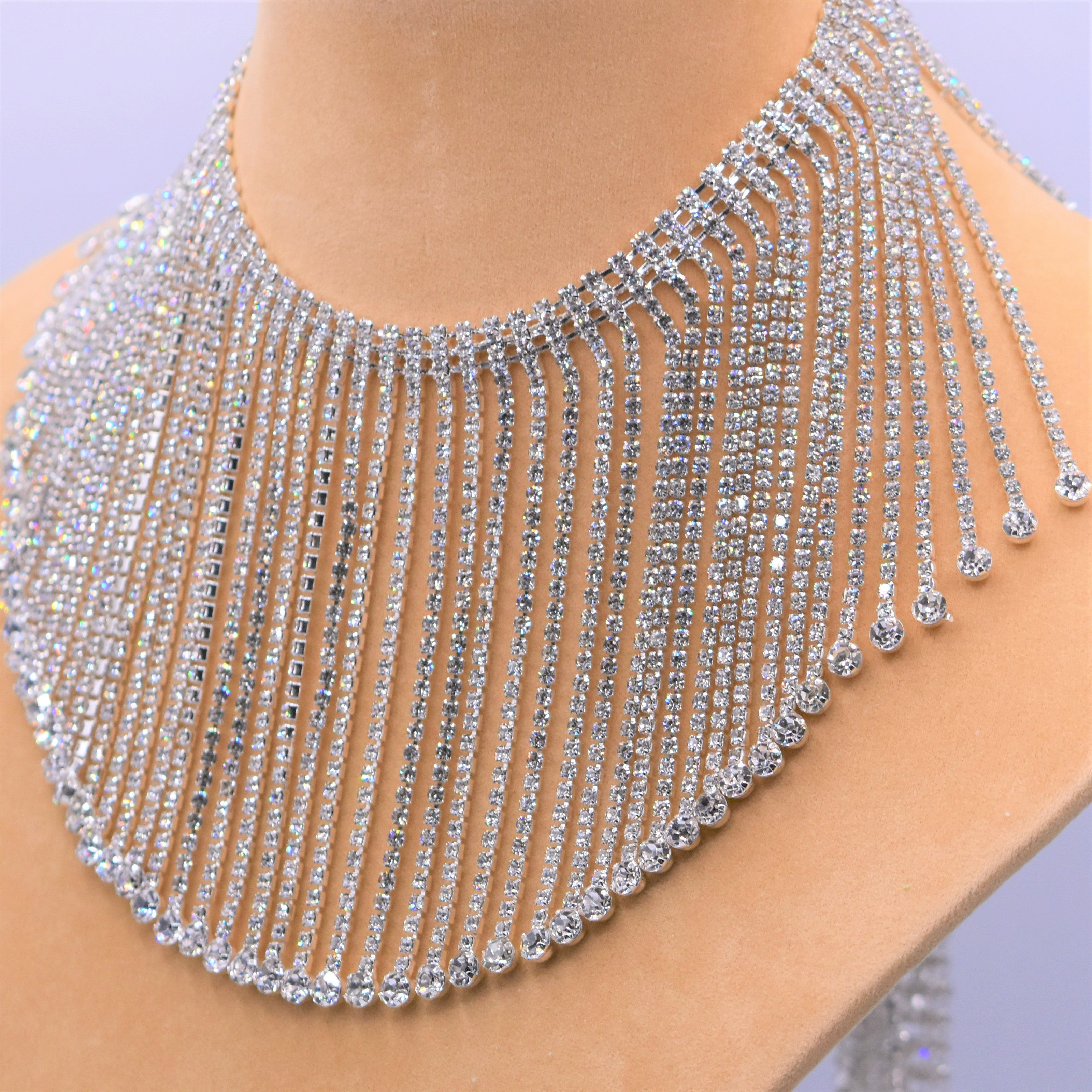 Multicolor Rhimestone Fringe Rhinestone Fringe | Planet Rhinestone | Shop Now