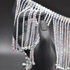 4"  Rhinestone Fringe