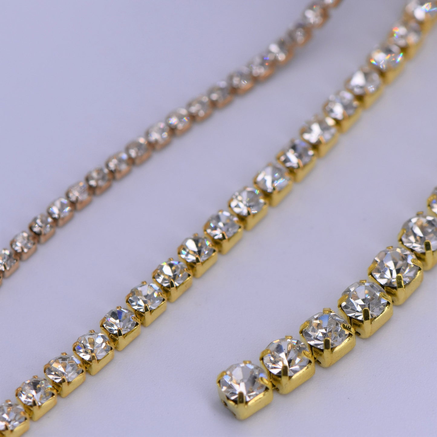 Gold Crystal Cup Chain | S01
