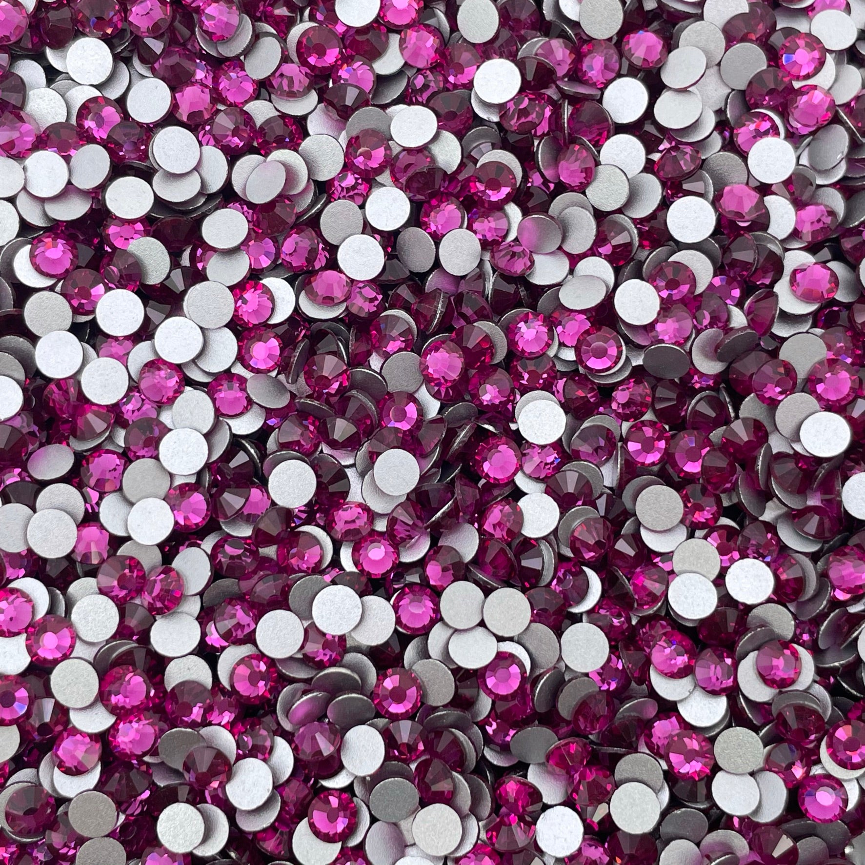 Fuchsia Glass Rhinestones | Planet Rhinestone