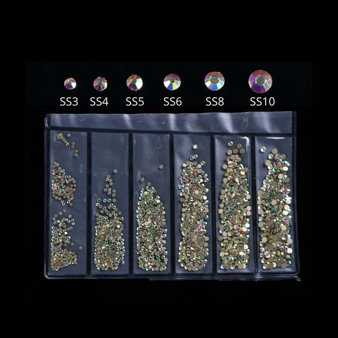 Amazon.com: Crystal Clear Nail Rhinestones 120 Multi Shapes Flatback Crystal  White Gems +SS10 SS16 Round Beads K9 Glass Stones Diamonds Jewels Nail Art  Supplies Nail Charms for Nails Faces Eyes Makeup Crafts