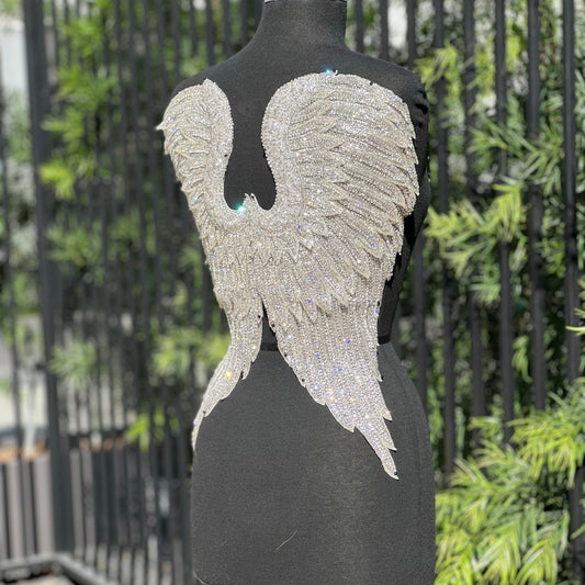 Angel Wings Rhinestone Applique