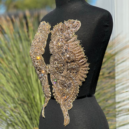 Christy Rhinestone Pair Bodice