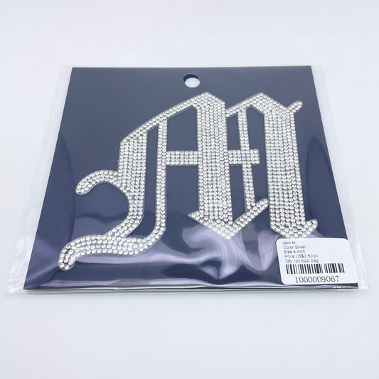 4" Old English Crystal letters