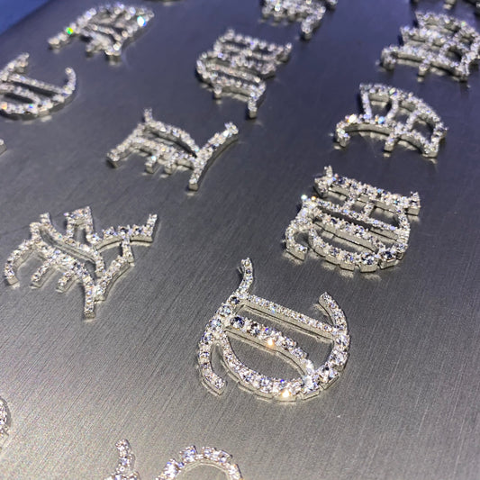 Old English Crystal letters | L-9