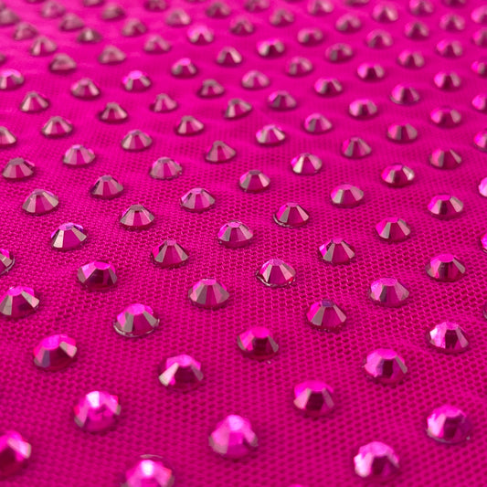 Rhinestone Mesh Fabric, 24x40cm Cuttable Rhinestone Mesh Wrap Self Adhesive  Sparkling Glitter Webbing Wrap Clothing Bag Making DIY Arts Craft(#2)