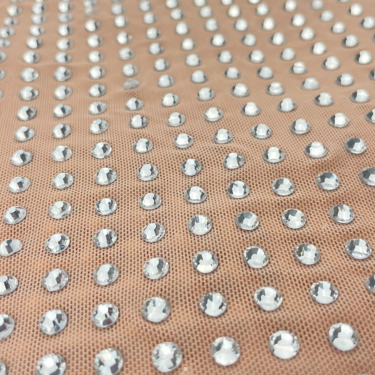 Stretchy Rhinestone Fabric