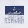 White Opal Glass Rhinestones