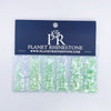 Luminous Green Glass Rhinestones
