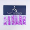 Luminous Purple Glass Rhinestones