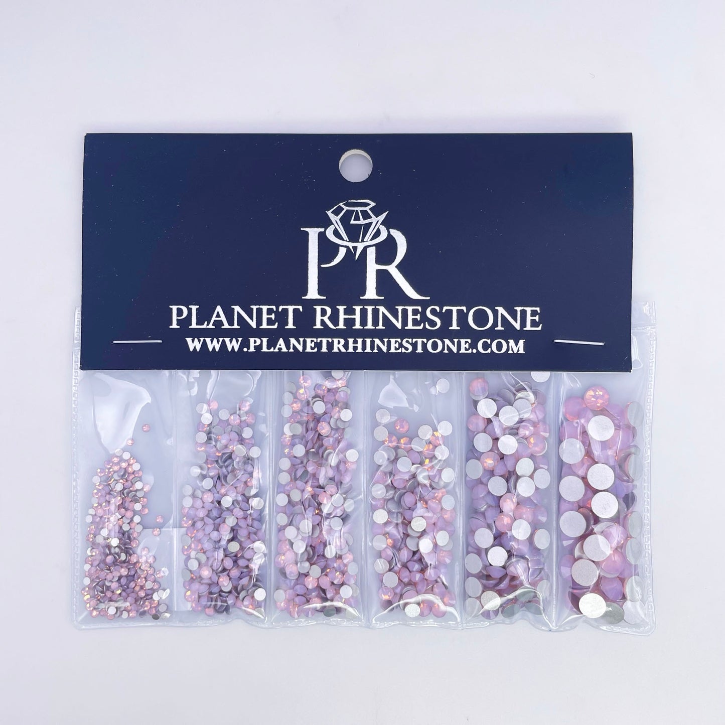 Pink Opal Glass Rhinestones