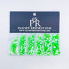 Neon Green Glass Rhinestones