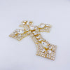 Gold Rhinestone Cross