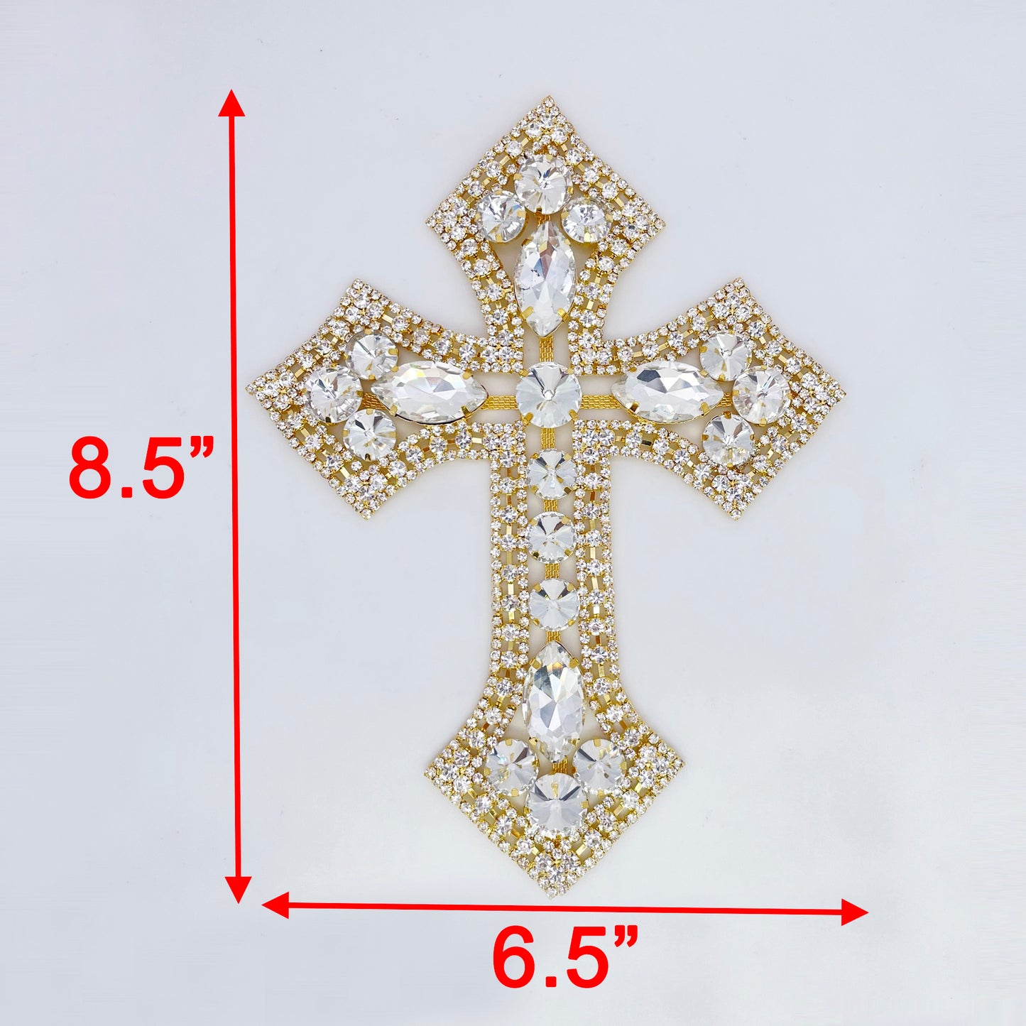 Gold Rhinestone Cross