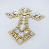 Gold Rhinestone Cross