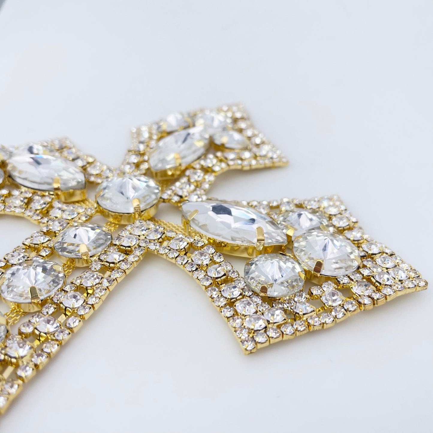 Gold Rhinestone Cross