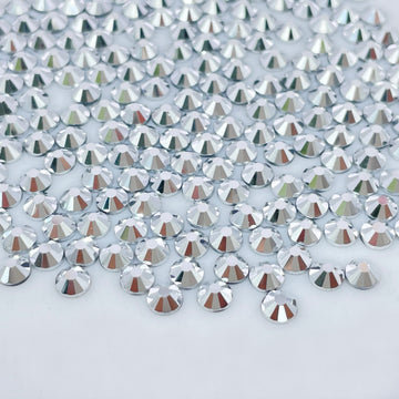 Silver Glass Rhinestones