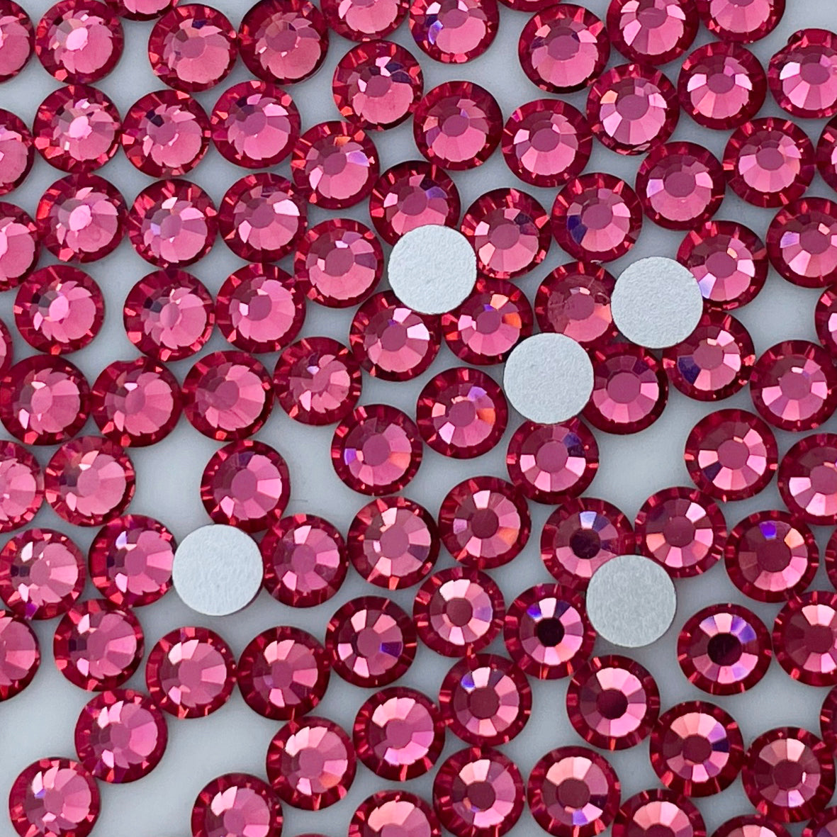 Rose Glass Rhinestones