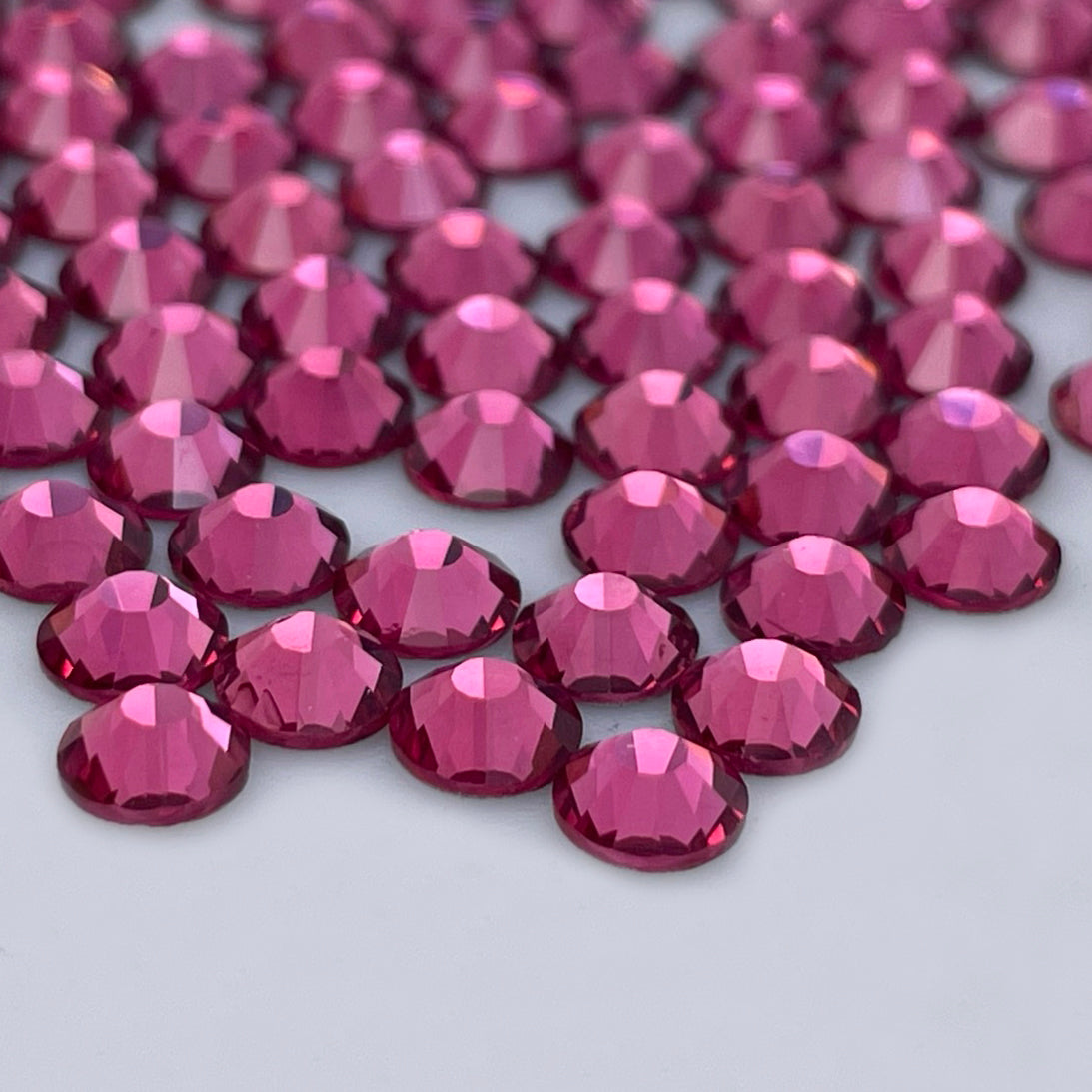 Rose Glass Rhinestones