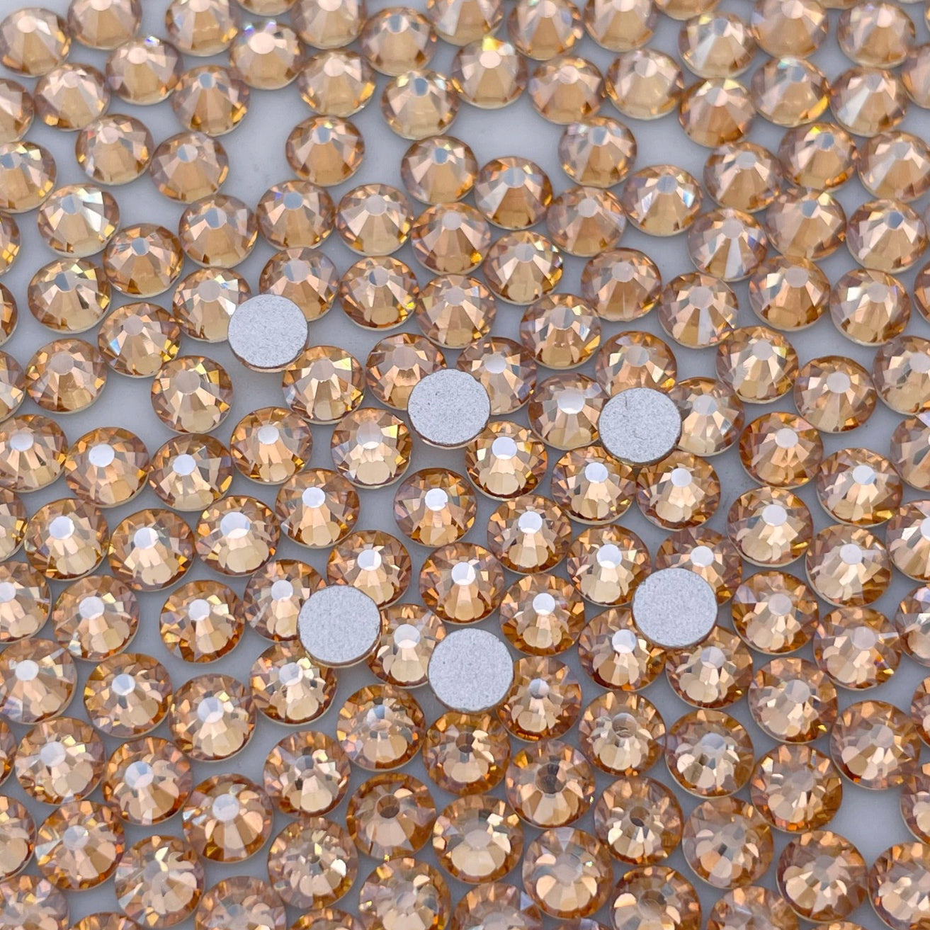 Gold Shadow Glass Rhinestones | Planet Rhinestone