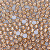 Gold Shadow Glass Rhinestones