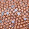 Lt. Peach Glass Rhinestones