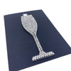 Champagne Glass Hotfix Applique