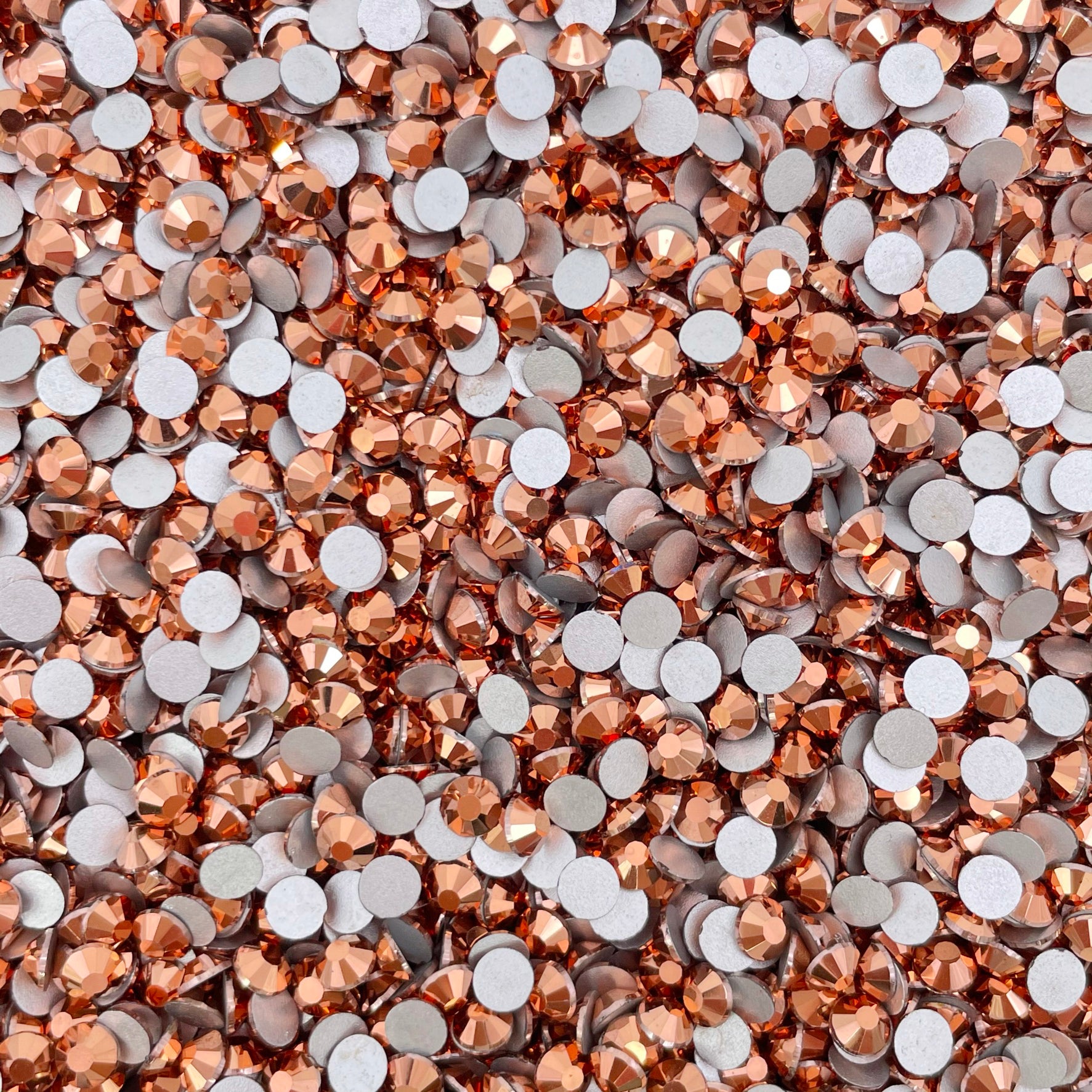 Rose Gold Glass Rhinestones | Planet Rhinestone
