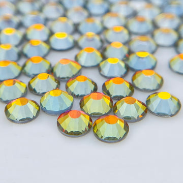 Red Flare Glass Rhinestones