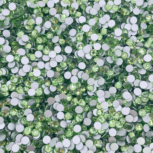 Peridot Glass Rhinestones