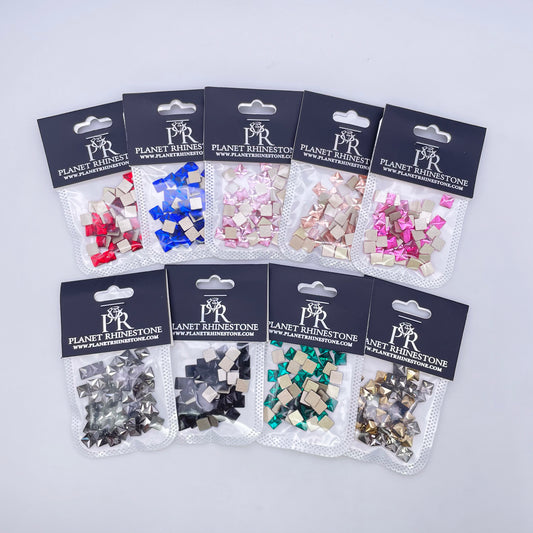 6*6 Square Glass Rhinestones