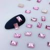 4*6 Rectangular Glass Rhinestones