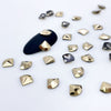 6*8 Fan Shape Glass Rhinestones