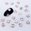 6*8 Fan Shape Glass Rhinestones