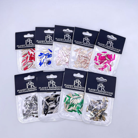 3*10 Tear Drop Glass Rhinestones