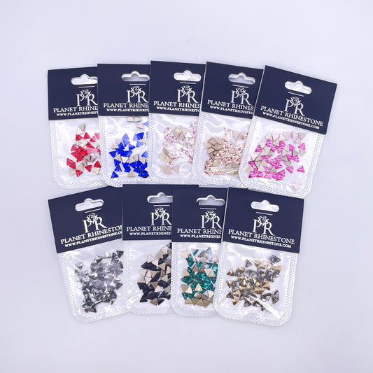 5*5 Triangle Glass Rhinestones