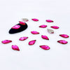 6*10 Maple Leaf Glass Rhinestones