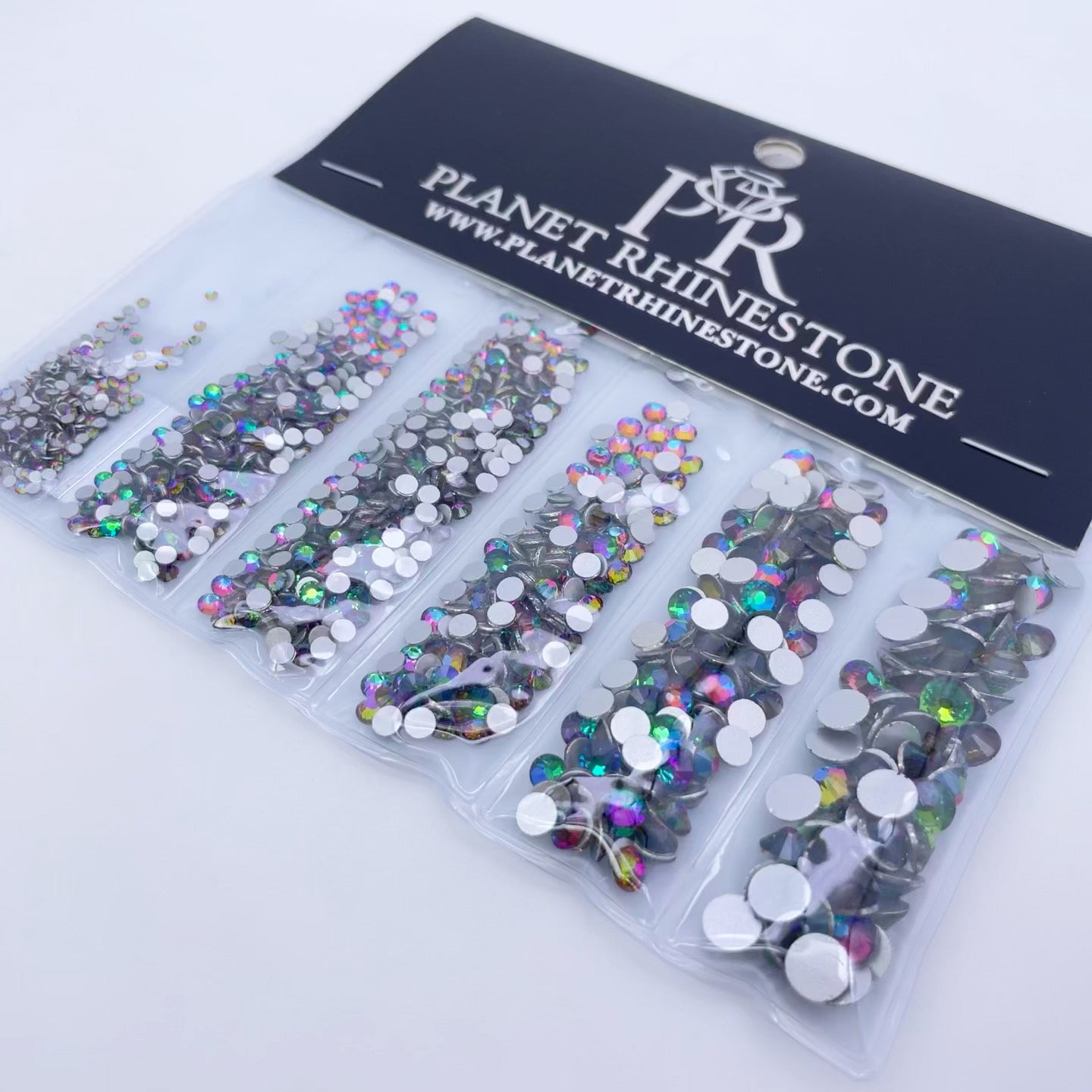 Meters Good Quality Hot Fix White Crystal Planet Rhinestone