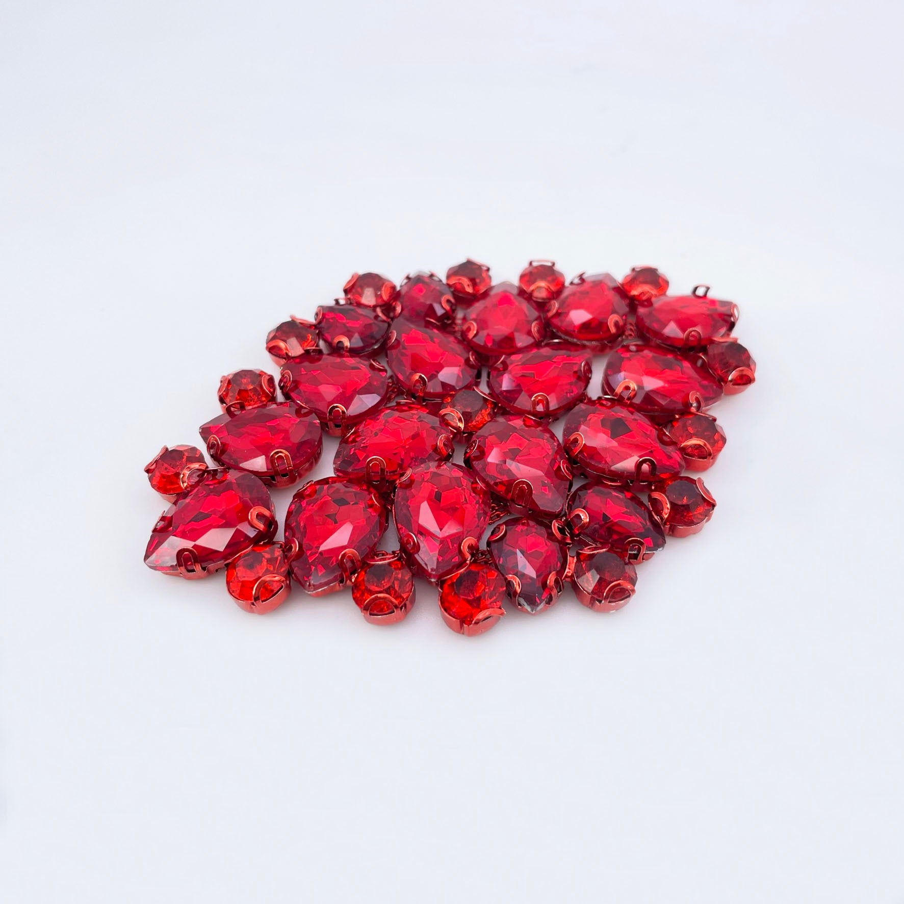Planet Rhinestone Oval Rhinestone Oval Rhinestone AB Applique | SAL-1 | Planet Rhinestone