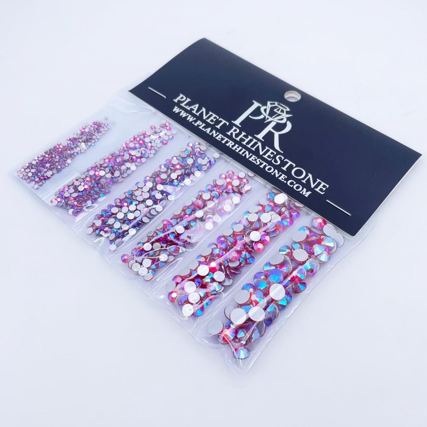 Jollin 3456pcs Flatback Rhinestones glass charms Diamantes gems Stones for  Nail Art 6 Size ss4ss12 Light Purple AB on OnBuy