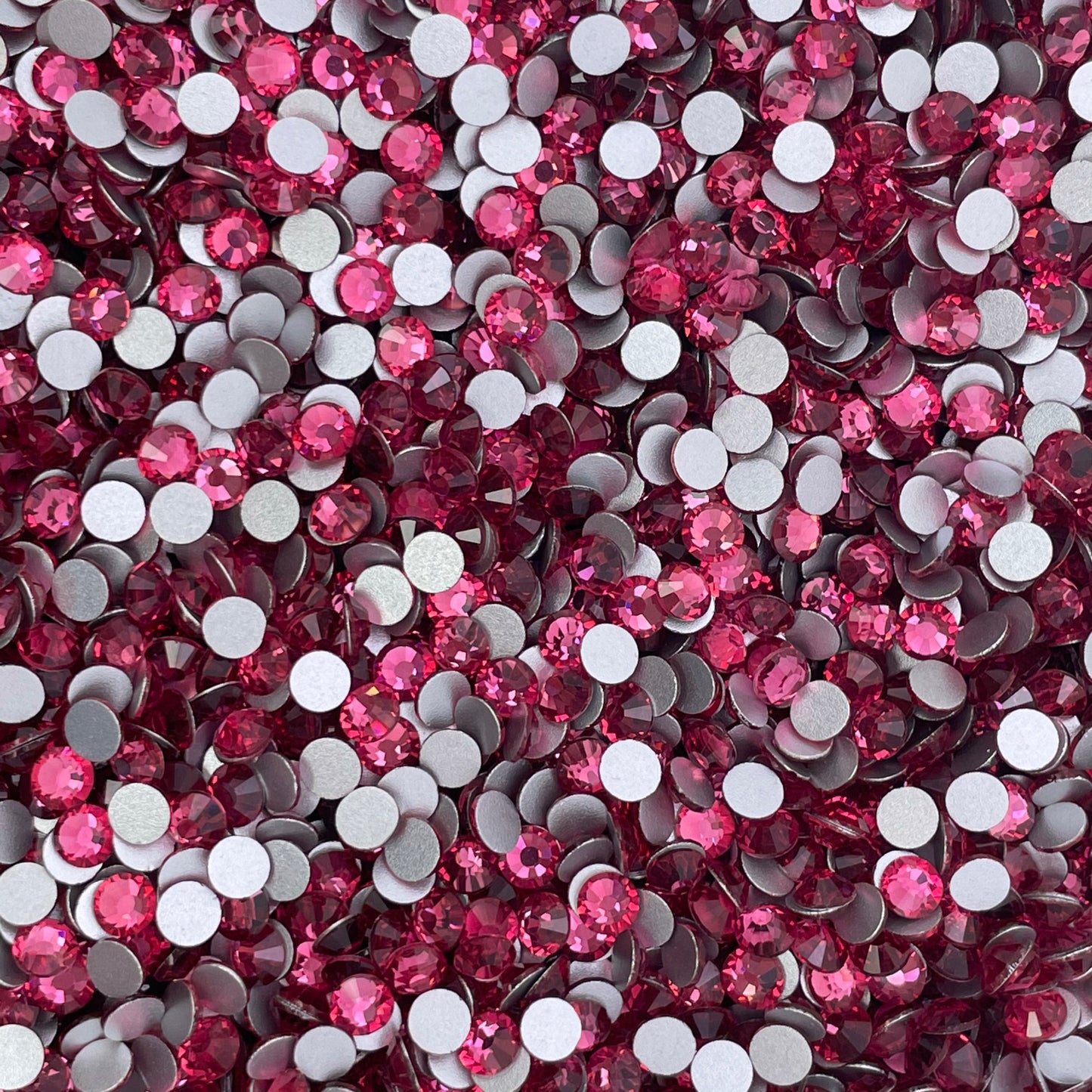 Rose Glass Rhinestones