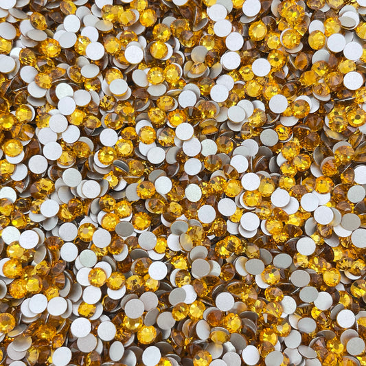 Topaz Glass Rhinestones