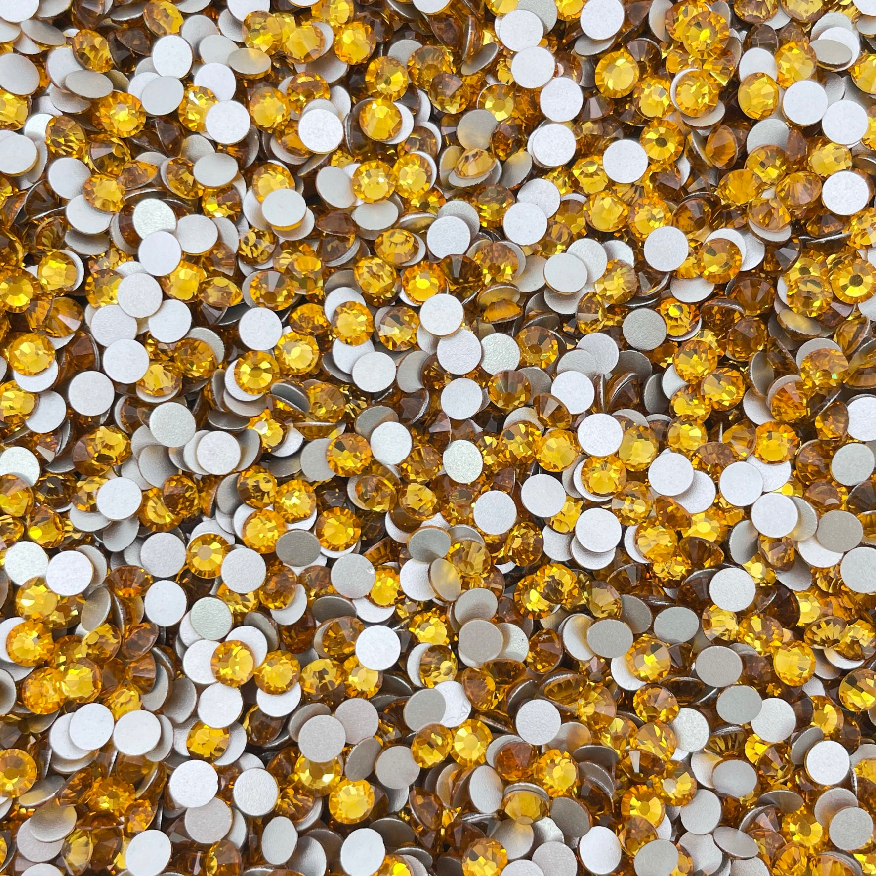 Topaz Glass Rhinestones | Planet Rhinestone