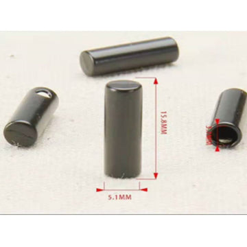 3MM Silver Shoe Lace Metal Stoppers