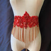 Rhinestone Fringe Applique