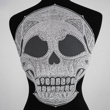 Rhinestone Skull Applique